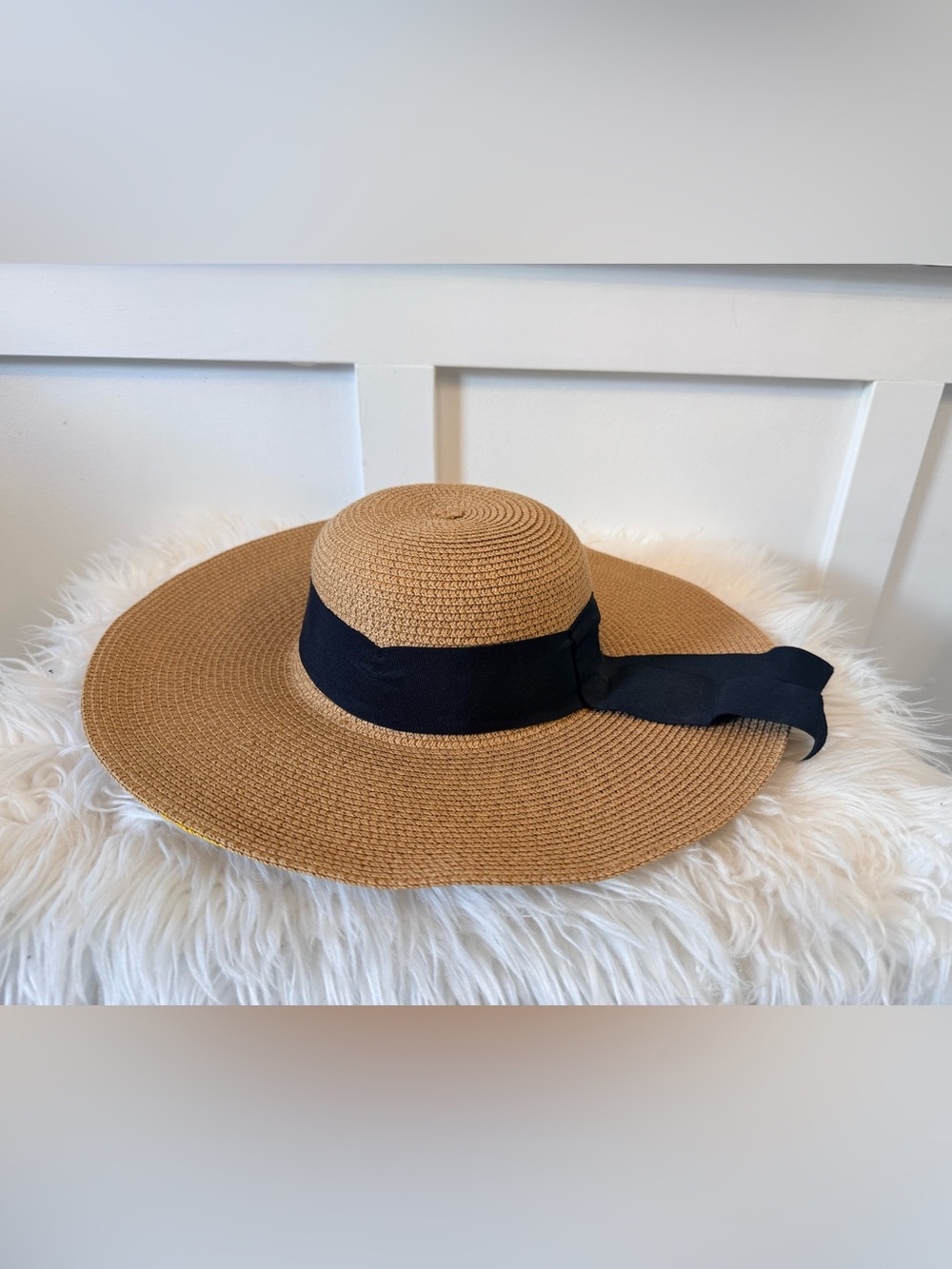 • Magid Woven Straw Floppy Sun Hat